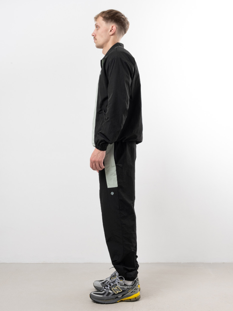 Спортивний костюм VERTICAL TRACK SUIT | чорний - м’ятний 2/25