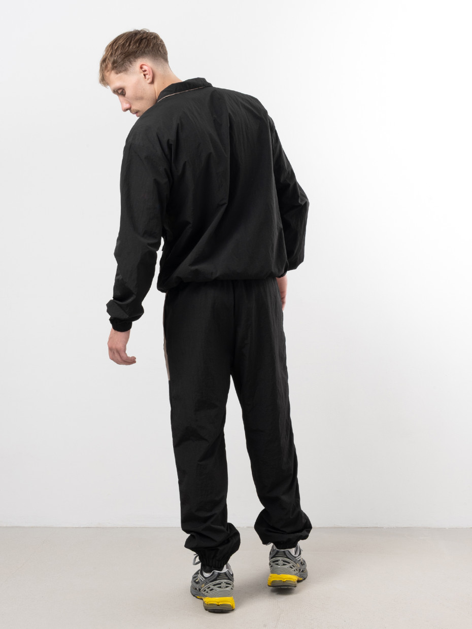 Спортивний костюм VERTICAL TRACK SUIT | чорний - темний коричневий 2/25