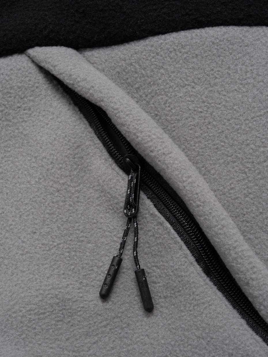 Кофта FLEECE DARK MIDDLE І светло-серый - черный 4/25