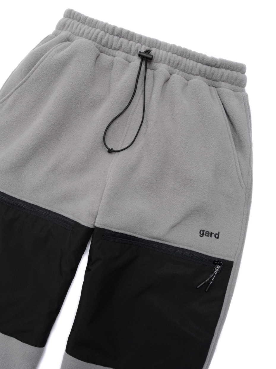 Спортивні штани MICROFLEECE RUT І світло-сірий - чорний 4/25