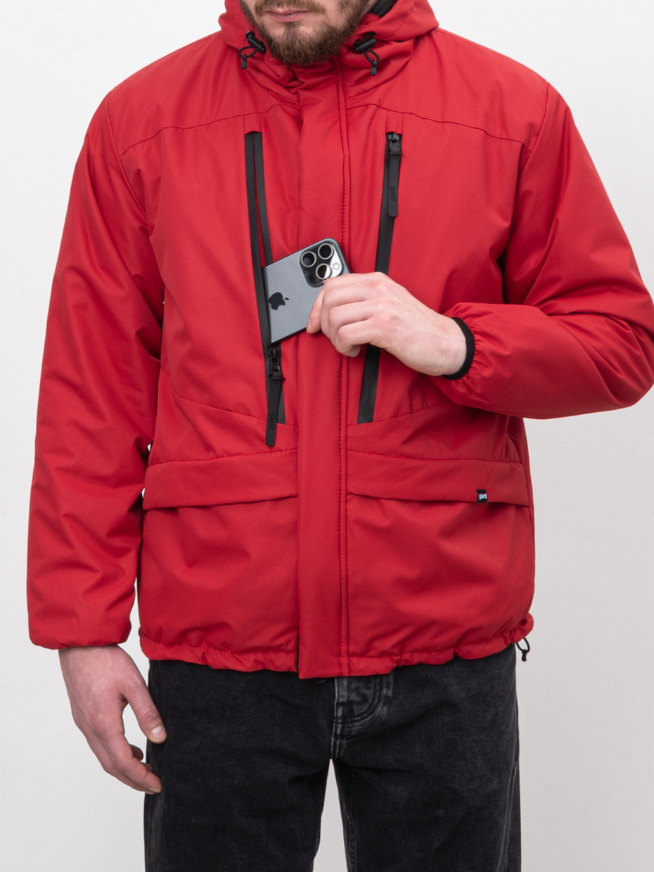 Демісезонна курточка ASCET JACKET | бордовий 1/24