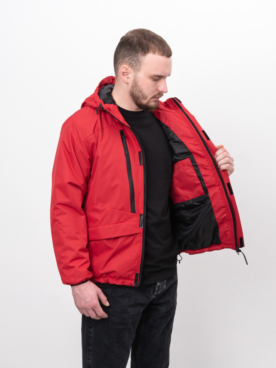 Демісезонна курточка ASCET JACKET | бордовий 1/24