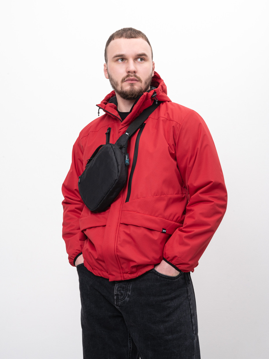 Демісезонна курточка ASCET JACKET | бордовий 1/24