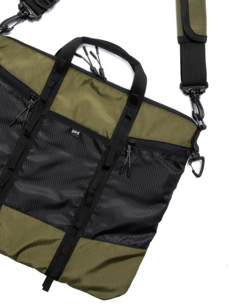 Сумка через плече TOTE (Shoper mode) | хакі - чорний ромб 4/25 фото 5