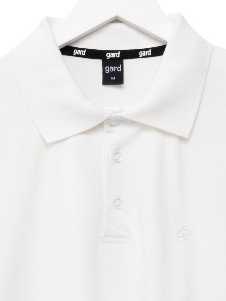 Футболка POLO BASIC з вишивкою | молочний 2/26 фото 2