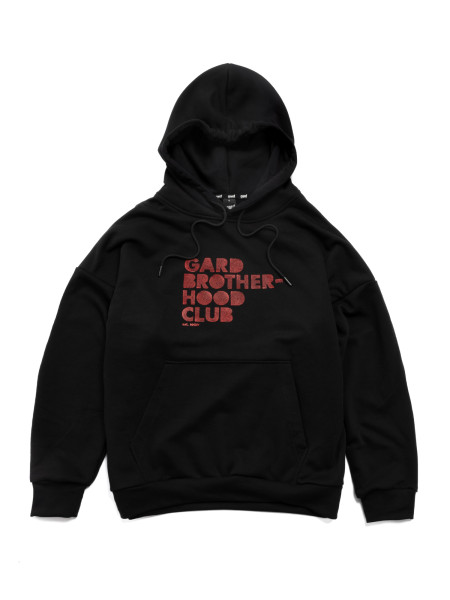 Худі OVERSIZE І чорний BROTHERHOOD CLUB 3/24