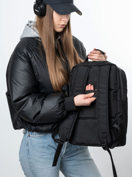 Рюкзак SIMPLE | чорний - X-PAC жовтий 1/24 фото 4