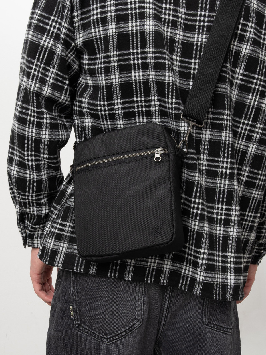 Сумка через плече MINI METAL ZIP 2 I чорний 4/25