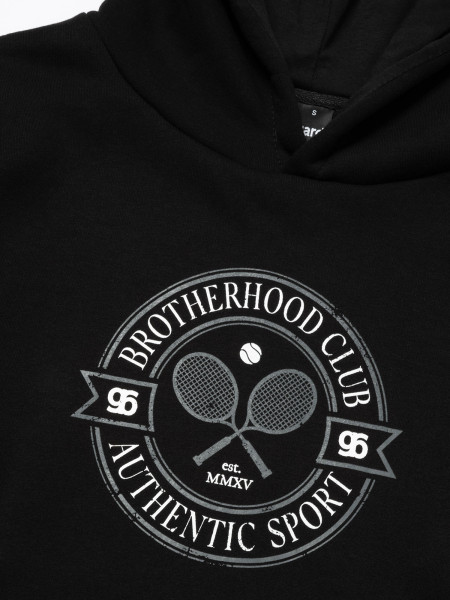[gb] Худі oversize fleece tennis rackets [gb] І чорний 4/24 фото 6