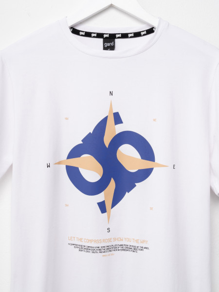 Футболка COMPASS ROSE [gb] | білий 2/25 фото 2