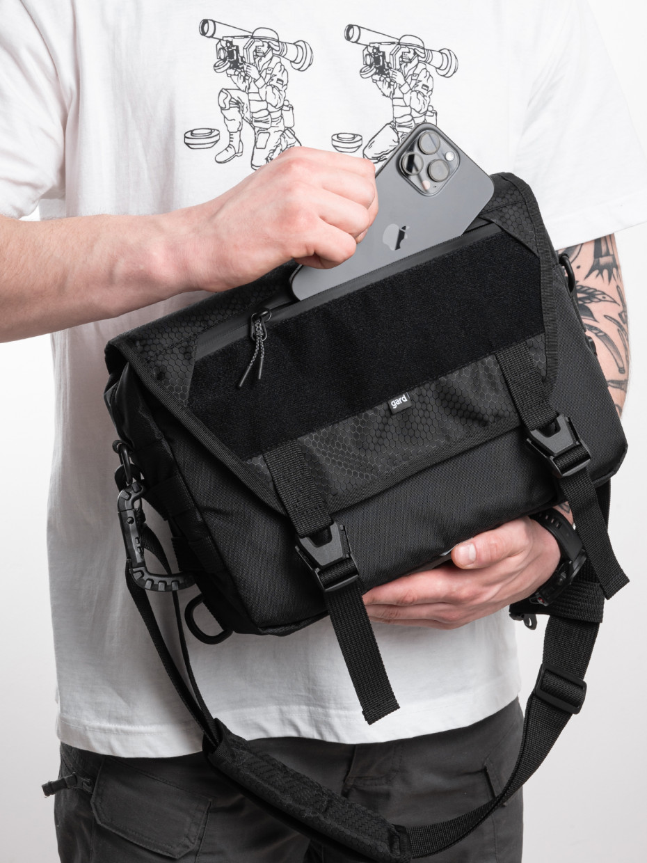 МЕСЕНДЖЕР FIXED BAG I чорний - соти 2/24