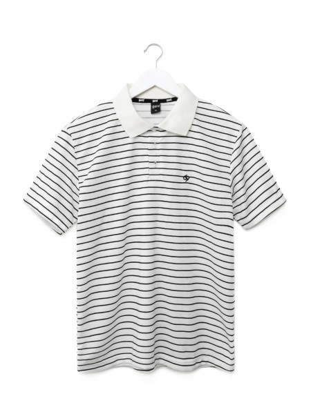 Футболка POLO STRIPE | білий 2/26