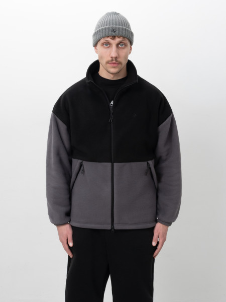 Кофта FLEECE DARK MIDDLE І темно-сірий - чорний 4/25 фото 2