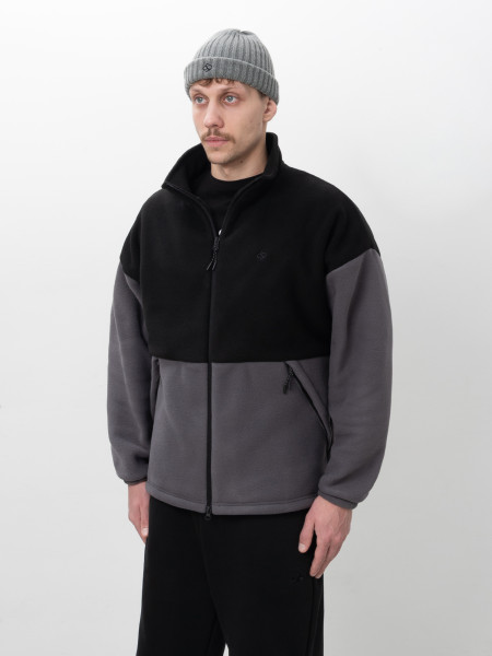 Кофта FLEECE DARK MIDDLE І темно-сірий - чорний 4/25 фото 3