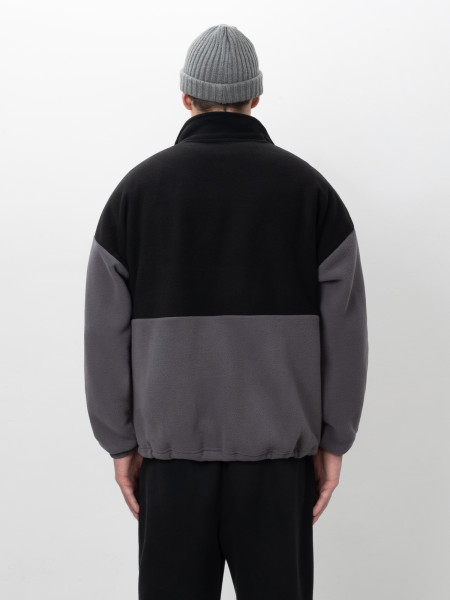 Кофта FLEECE DARK MIDDLE І темно-сірий - чорний 4/25 фото 4