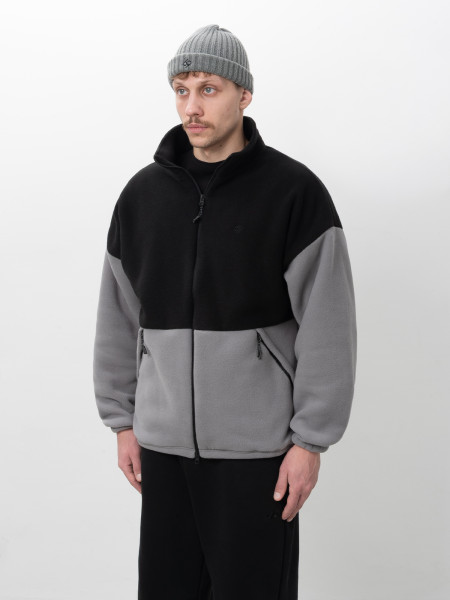 Кофта FLEECE DARK MIDDLE І світло-сірий - чорний 4/25 фото 3