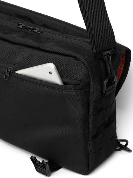 МЕСЕНДЖЕР FIXED BAG I чорний - ріпстоп помаранчевий 3/26 фото 5
