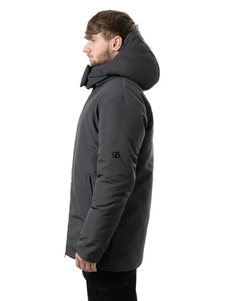 [gb] Чоловіча парка WINTER RAINCOAT [gb] | темно-сірий 4/24 фото 3