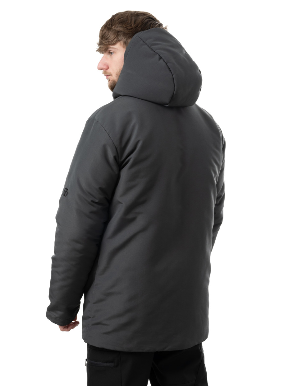[gb] Чоловіча парка WINTER RAINCOAT [gb] | темно-сірий 4/24
