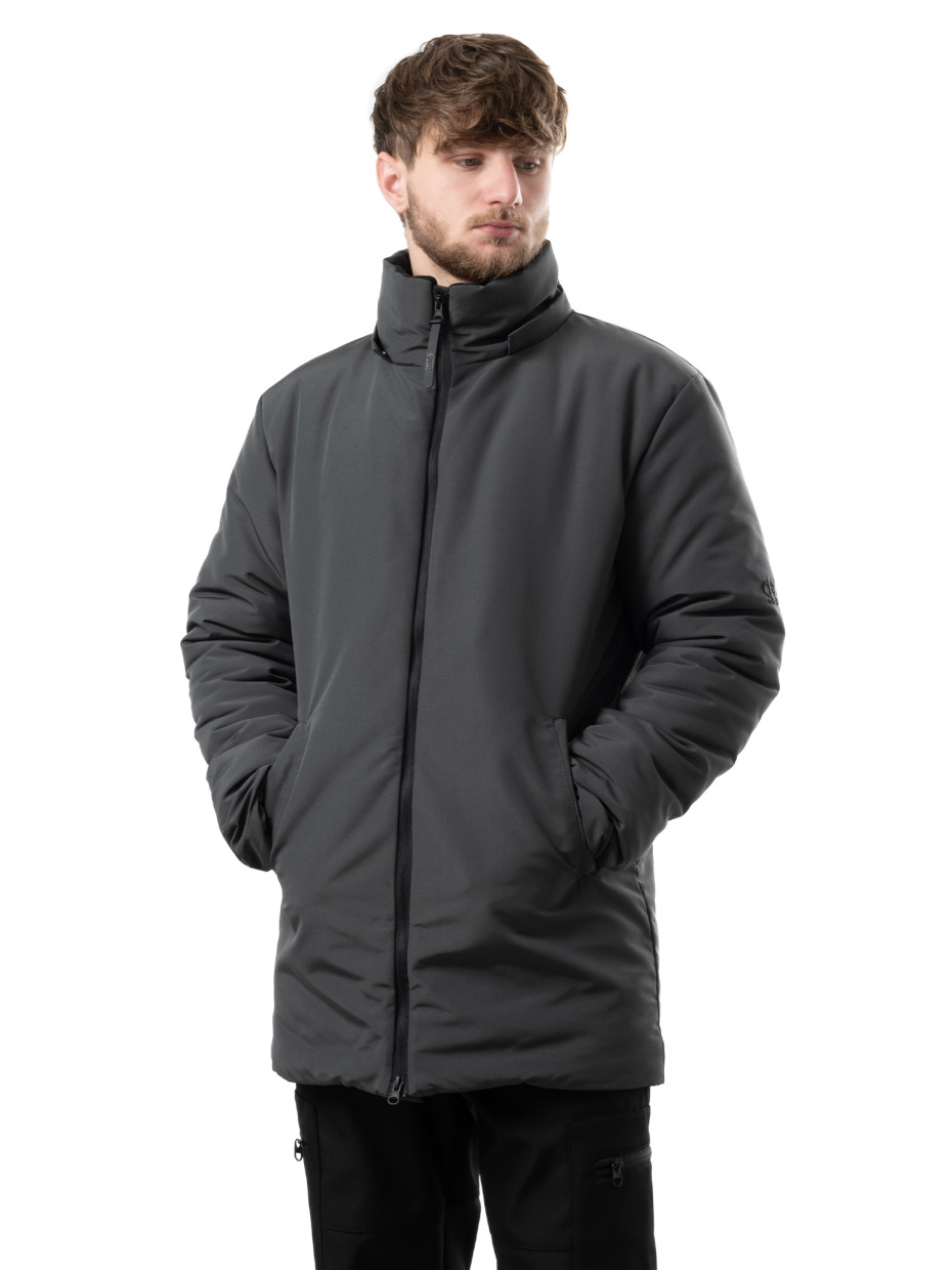 [gb] Чоловіча парка WINTER RAINCOAT [gb] | темно-сірий 4/24