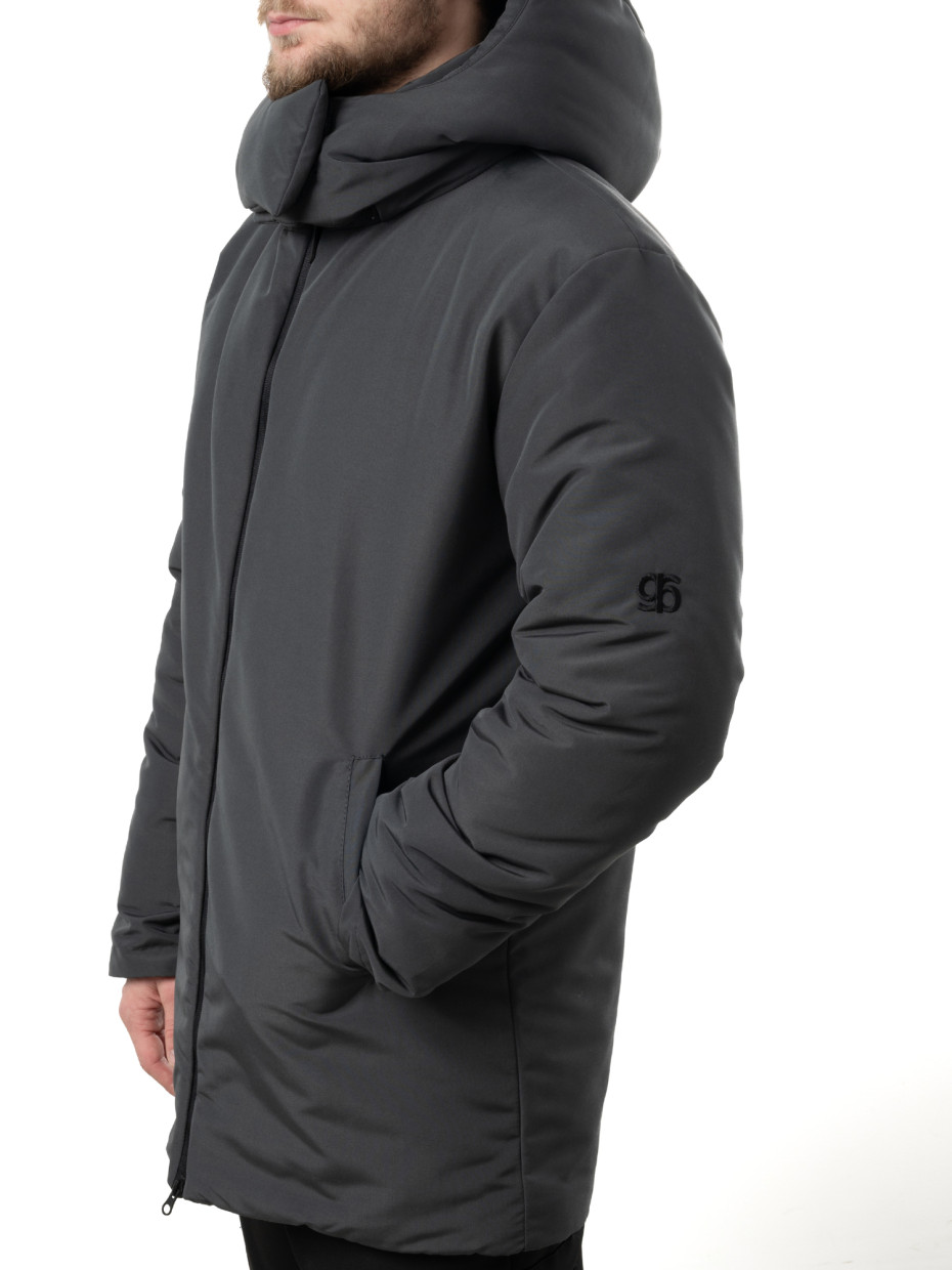 [gb] Чоловіча парка WINTER RAINCOAT [gb] | темно-сірий 4/24