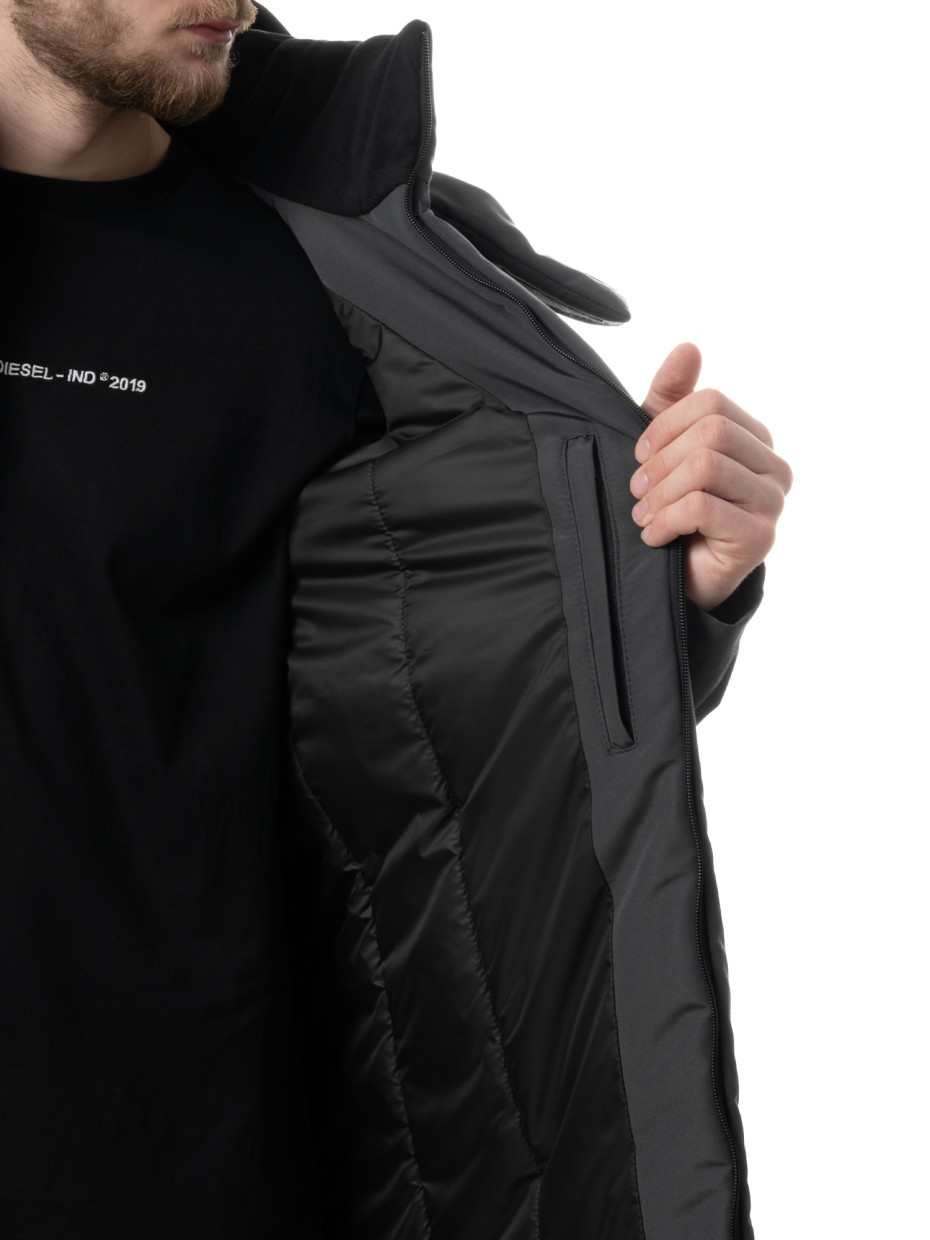 [gb] Чоловіча парка WINTER RAINCOAT [gb] | темно-сірий 4/24