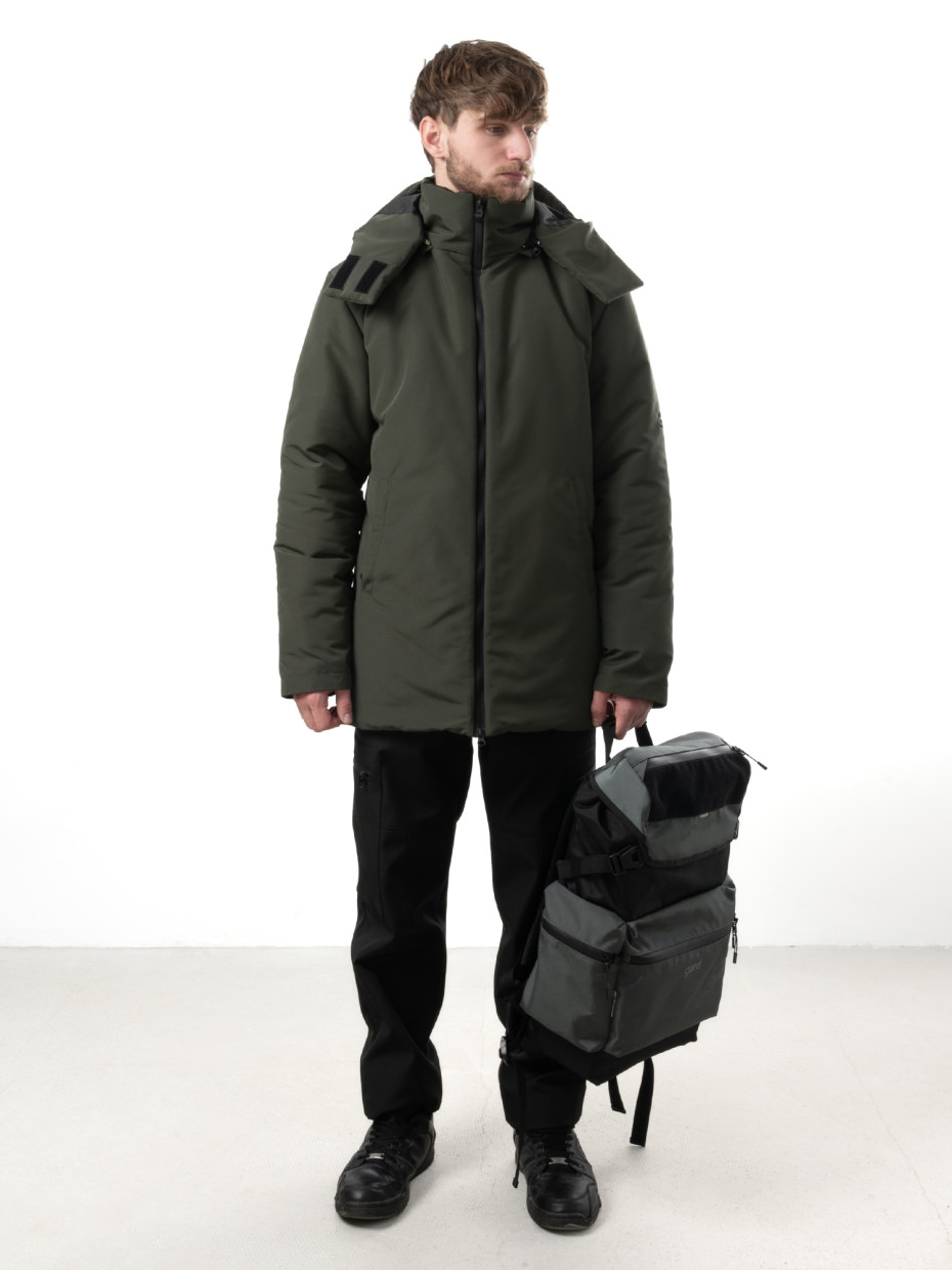 [gb] Чоловіча парка WINTER RAINCOAT [gb] | хакі 4/24
