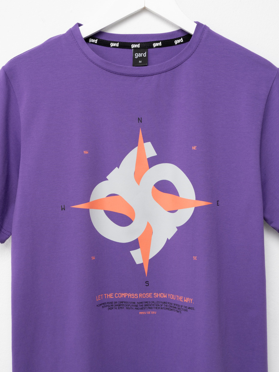Футболка COMPASS ROSE [gb] | фіолетовий 2/25