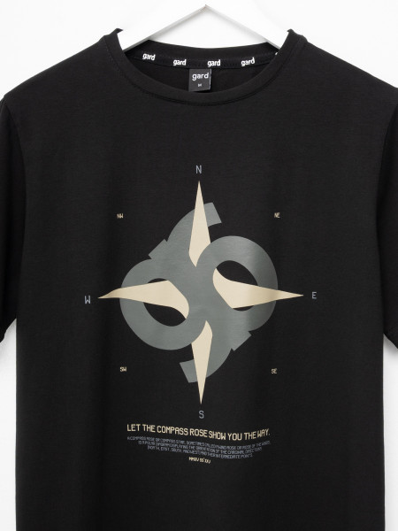 Футболка COMPASS ROSE [gb] | черный 2/25 фото 6