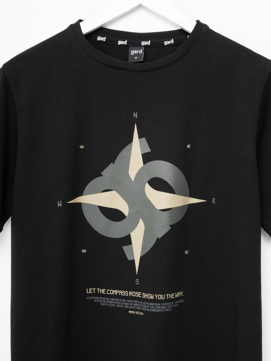 Футболка COMPASS ROSE [gb] | черный 2/25