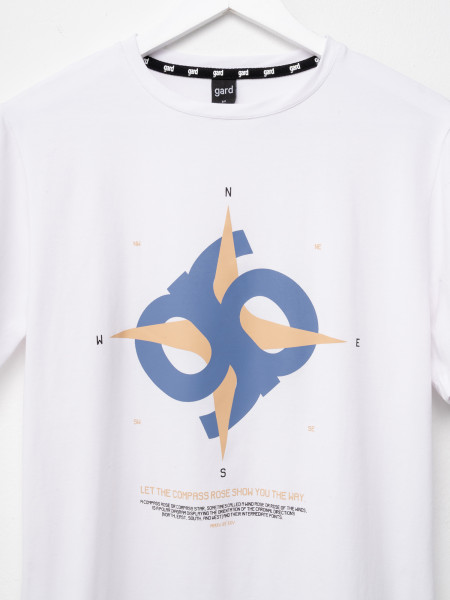 Футболка COMPASS ROSE [gb] | білий 2/25 фото 2