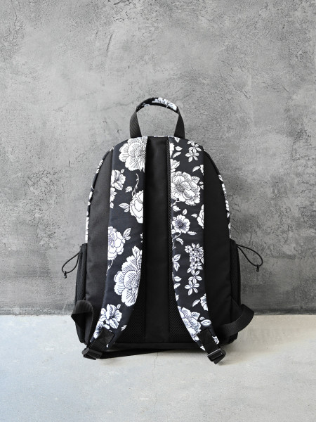 Рюкзак BACKPACK 3 | білі квіти 3/22 фото 2