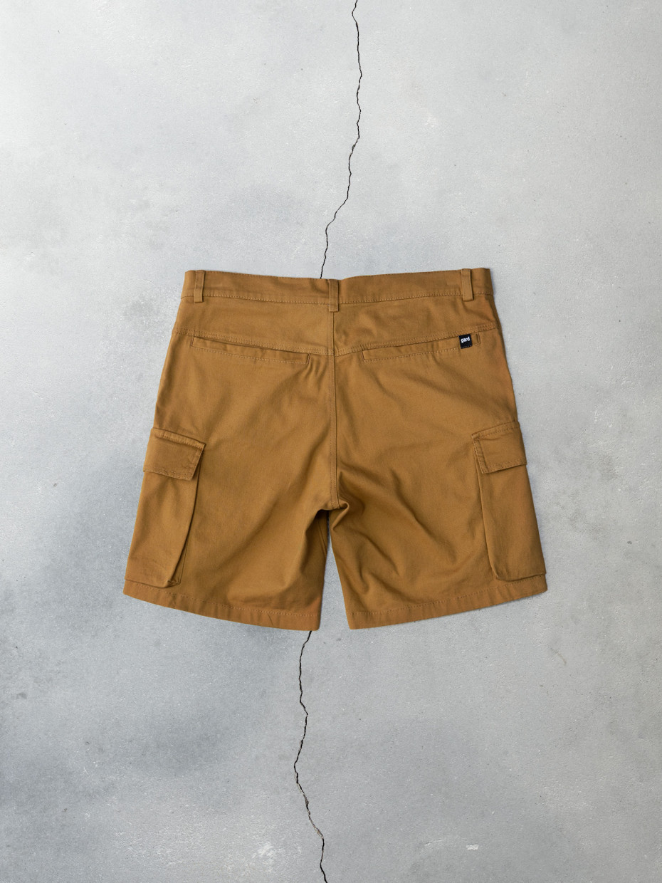 Шорты CARGO SOFT DENIM | горчичный 2/23