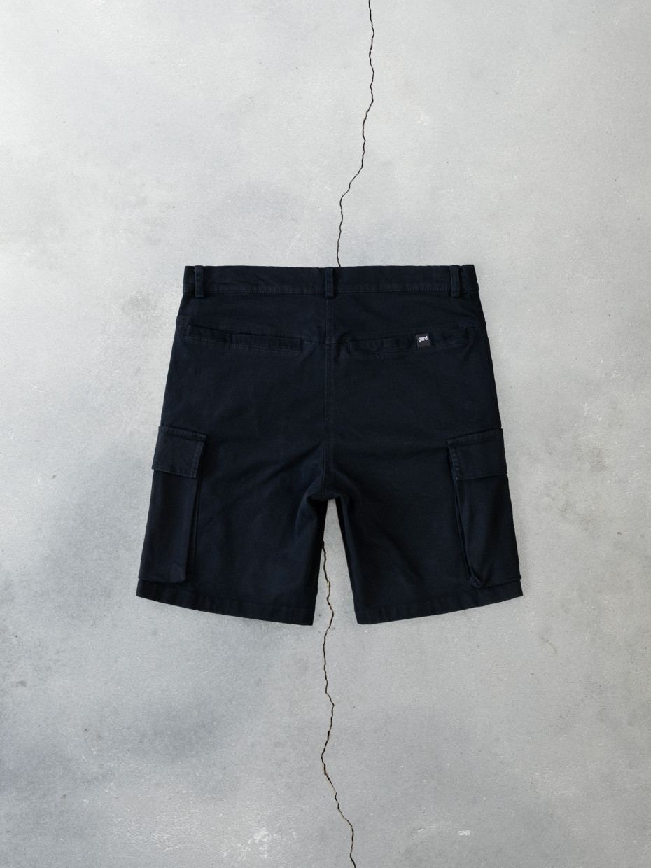 Шорти CARGO SOFT DENIM | чорний 2/23
