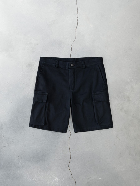 Шорти CARGO SOFT DENIM | чорний 2/23