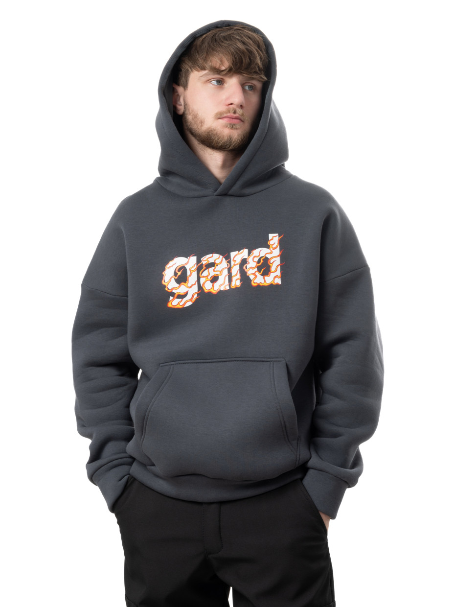 Худі oversize fleece gard І сірий 4/24