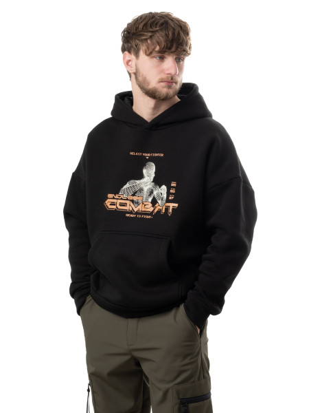 Худі oversize fleece endless COMBAT І чорний 4/24 фото 4