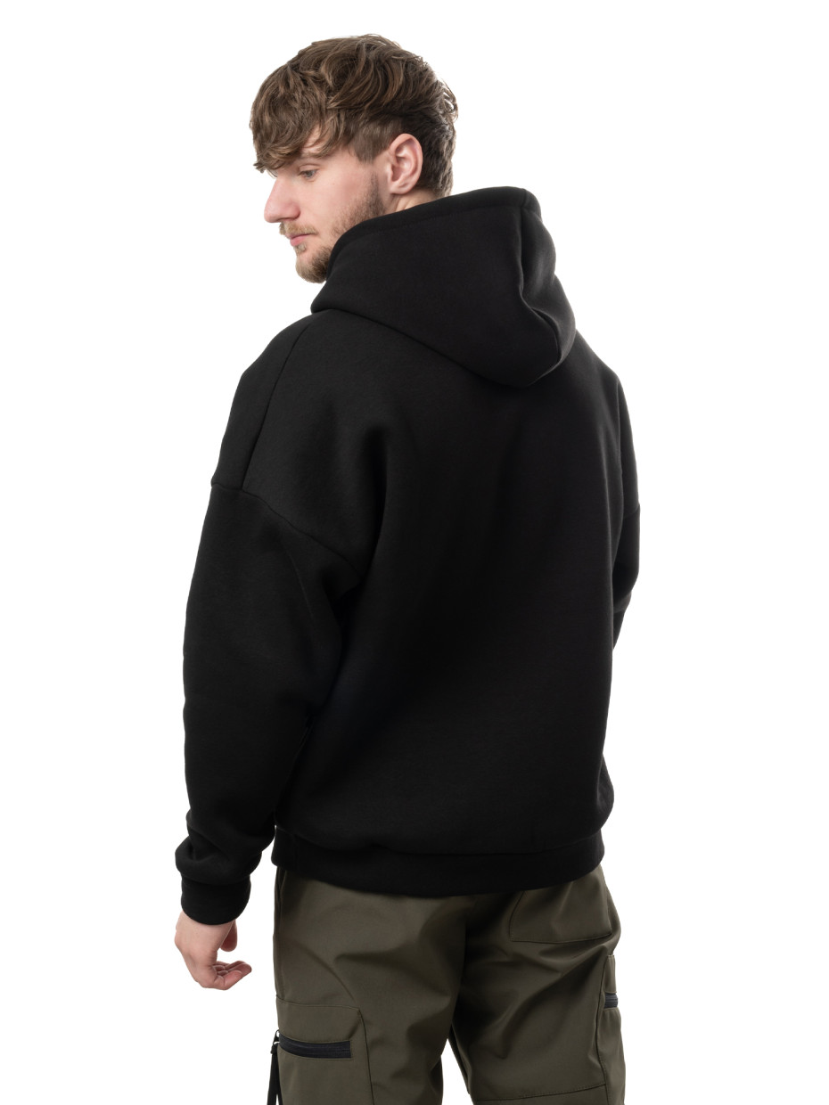 Худі oversize fleece endless COMBAT І чорний 4/24