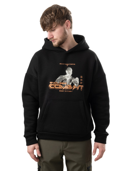 Худі oversize fleece endless COMBAT І чорний 4/24 фото 2