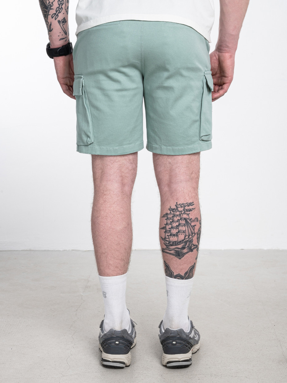 Шорти CARGO SOFT DENIM | мятний 2/23