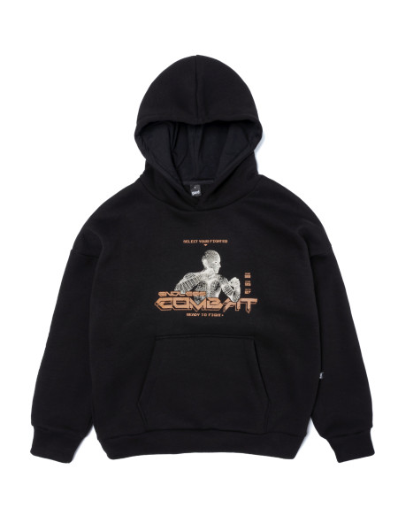 Худі oversize fleece endless COMBAT І чорний 4/24
