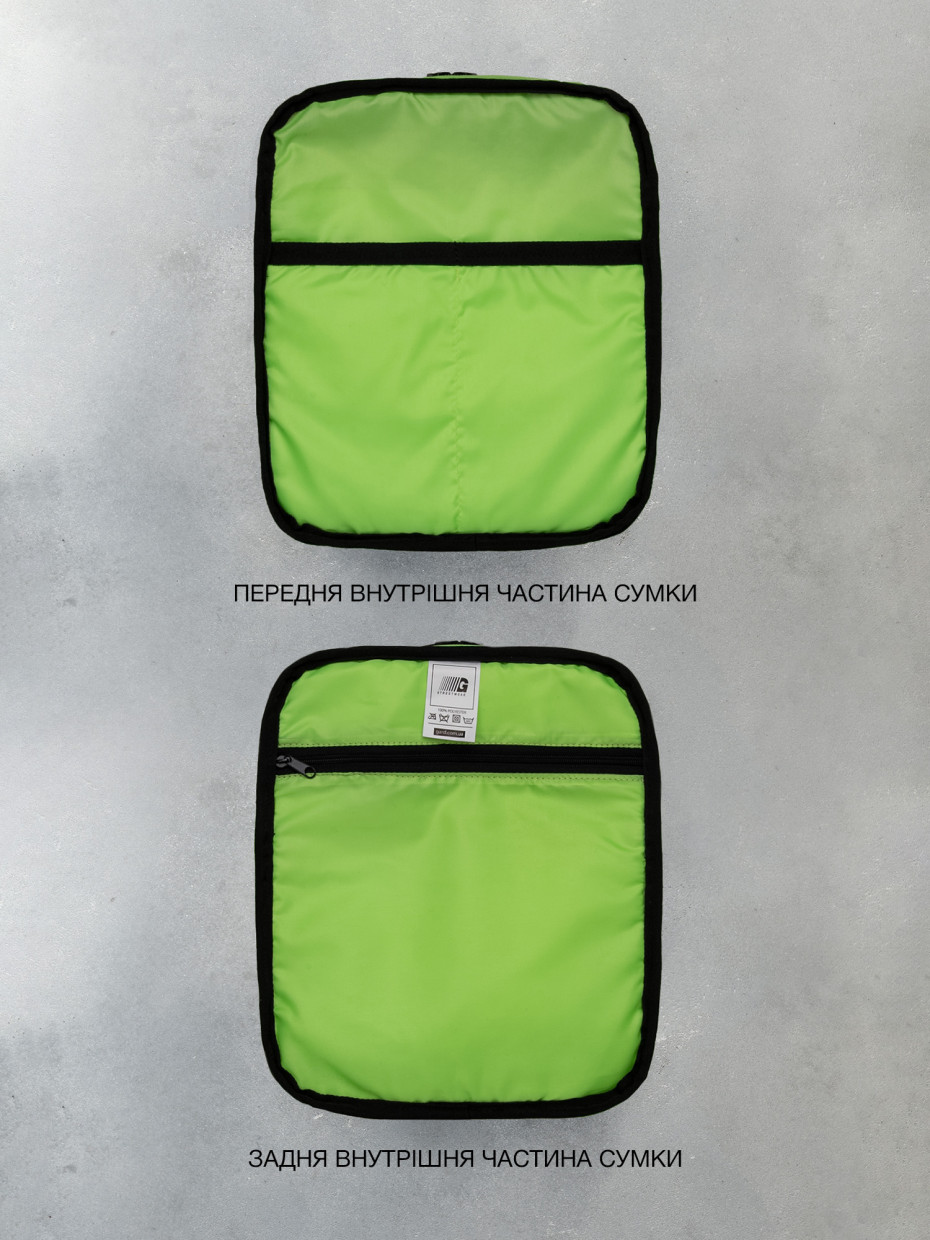 МЕСЕНДЖЕР POD + ФУТЛЯР ДЛЯ НАВУШНИКІВ | black/acid lite green 4/21