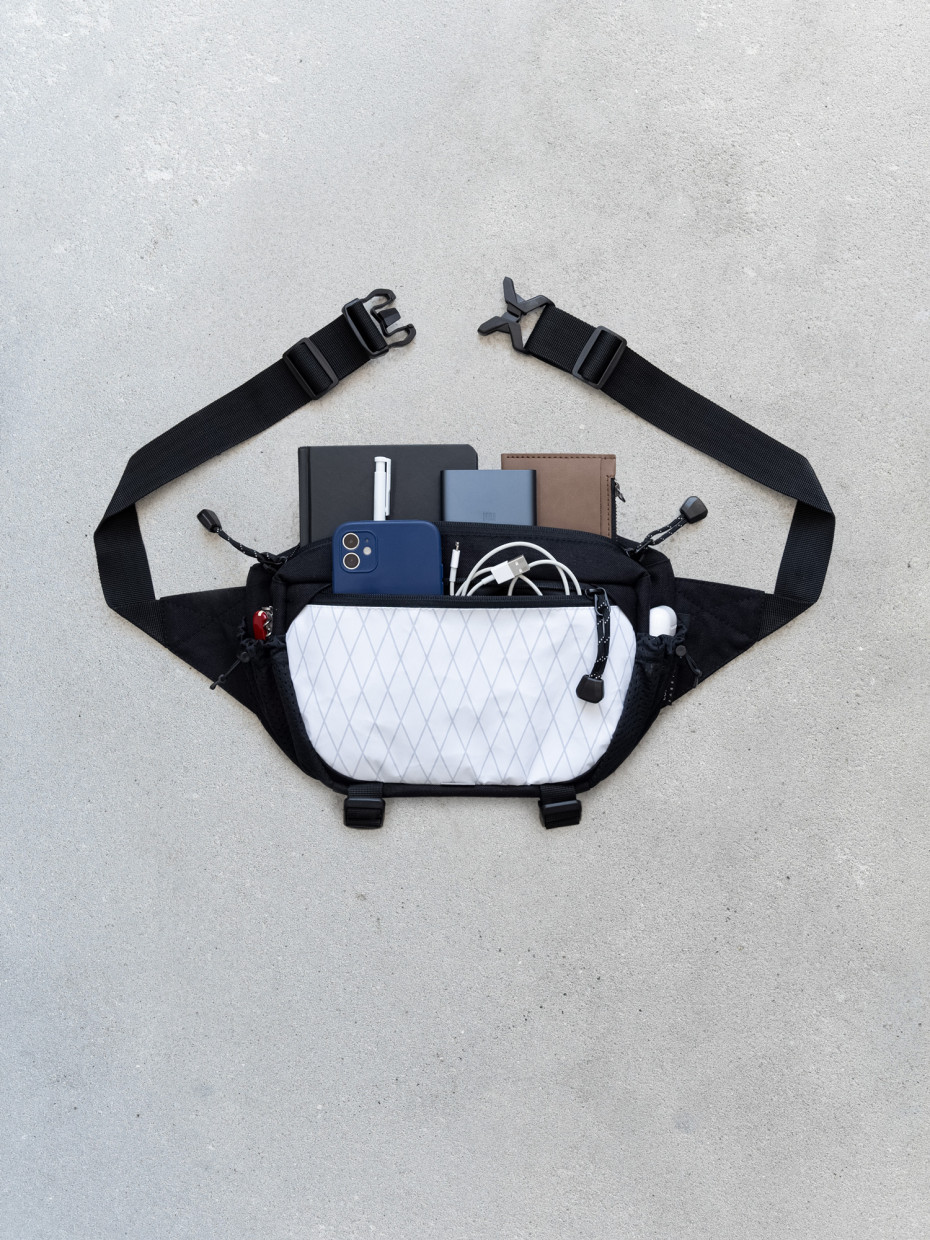 Сумка LONG | CORDURA чорний/X-PAC білий 3/23