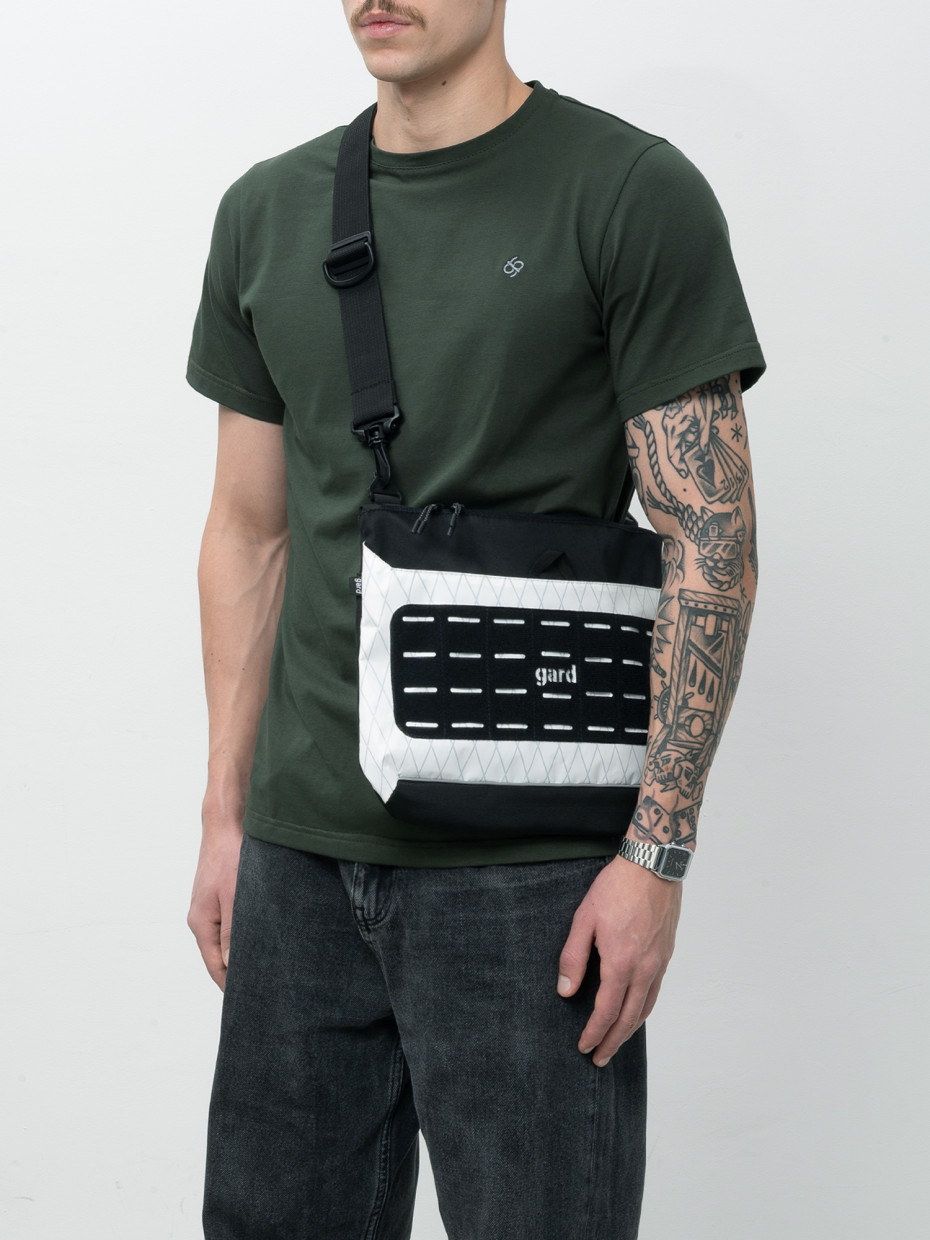 Сумка CROSSBODY STEALTH-3 Velcro mod | чорний - X-pac білий 4/25