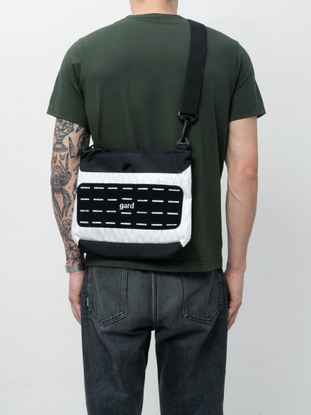 Сумка CROSSBODY STEALTH-3 Velcro mod | чорний - X-pac білий 4/25 фото 4