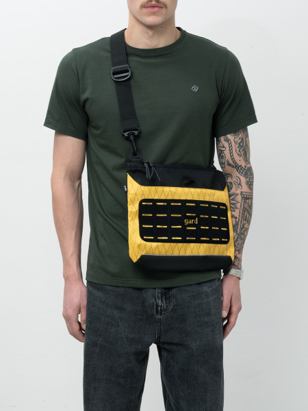 Сумка CROSSBODY STEALTH-3 Velcro mod | чорний - X-pac жовтий 4/25 фото 2
