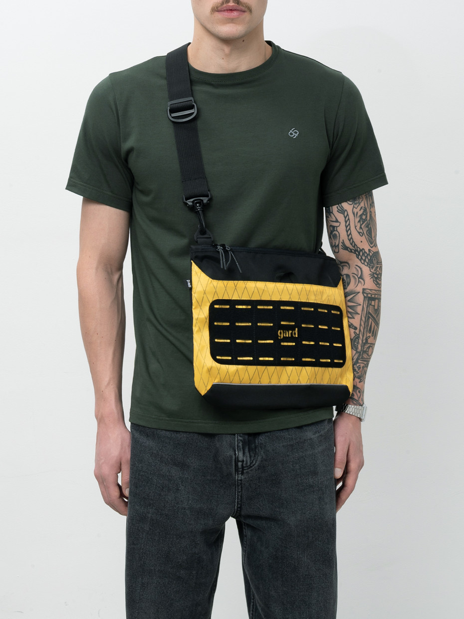 Сумка CROSSBODY STEALTH-3 Velcro mod | чорний - X-pac жовтий 4/25