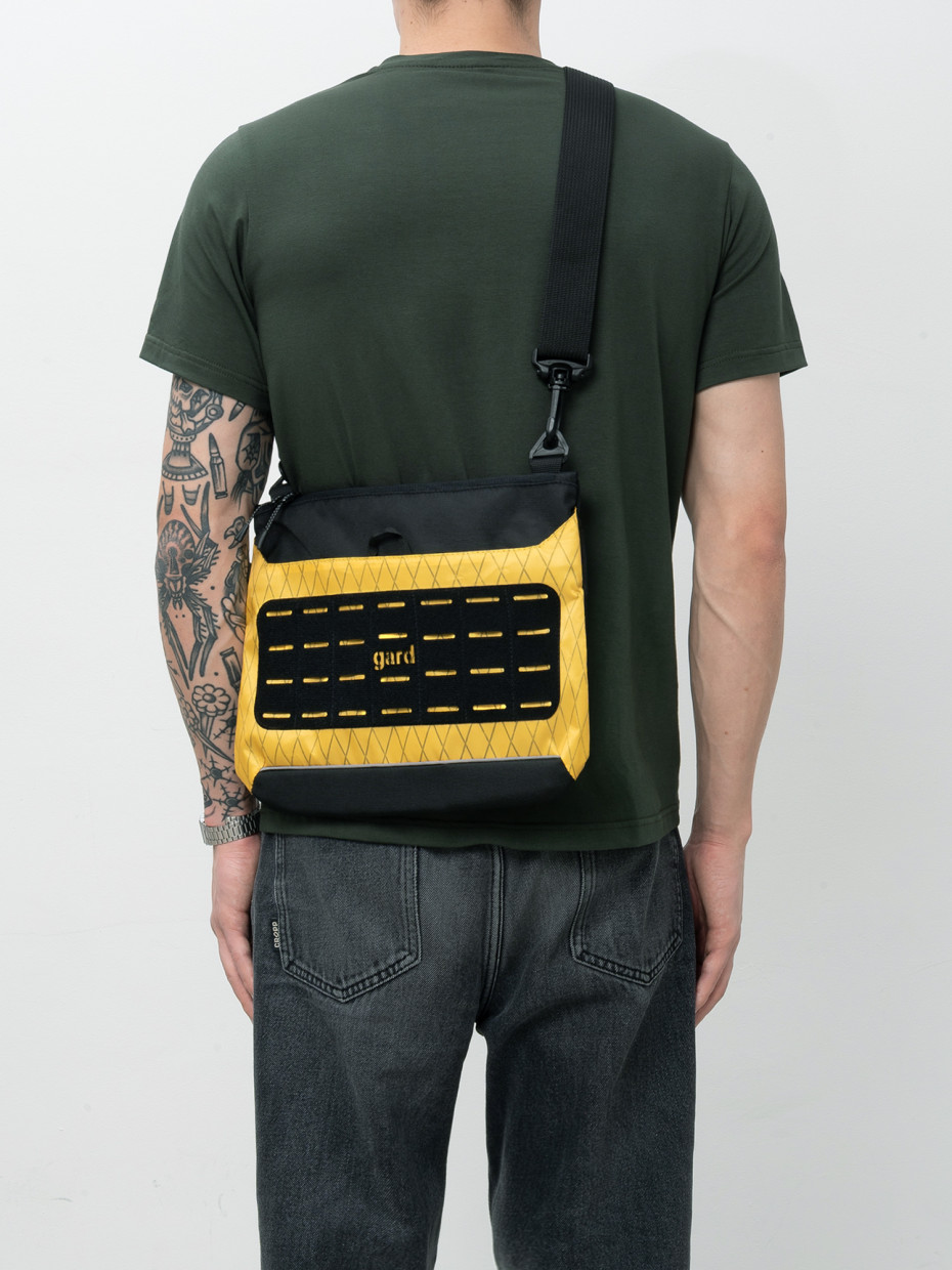 Сумка CROSSBODY STEALTH-3 Velcro mod | чорний - X-pac жовтий 4/25