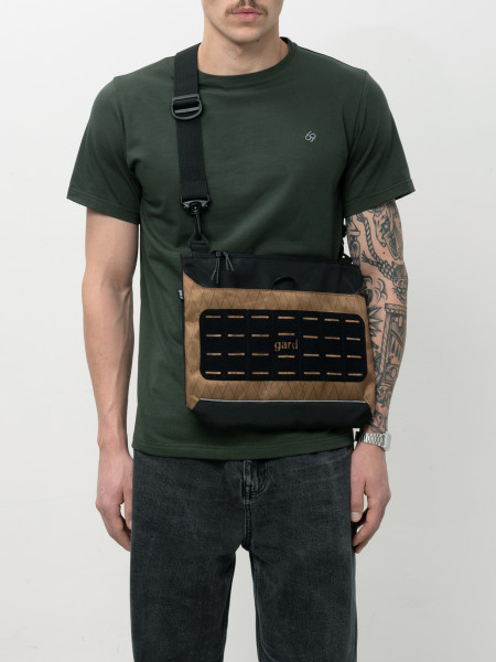 Сумка CROSSBODY STEALTH-3 Velcro mod | чорний - X-pac койот 4/25 фото 2