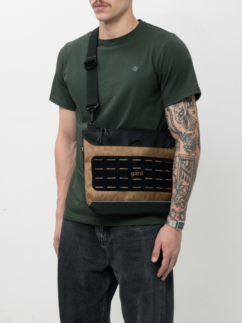 Сумка CROSSBODY STEALTH-3 Velcro mod | чорний - X-pac койот 4/25
